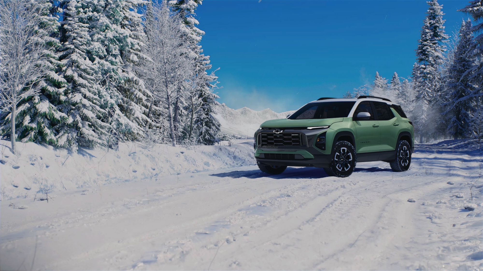 Chevrolet Equinox in winter