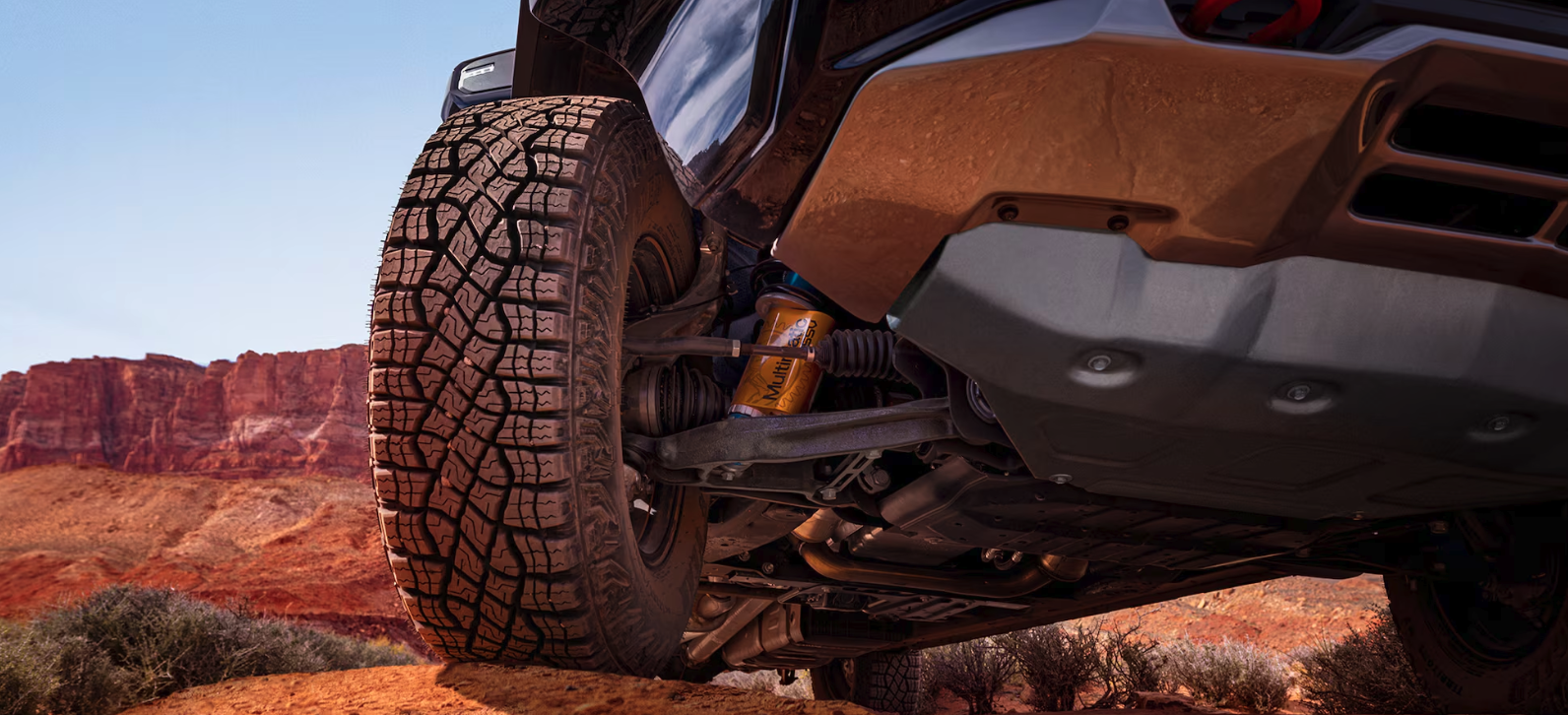 2027 Chevrolet Silverado 1500 engine bay showing the next-generation suspension