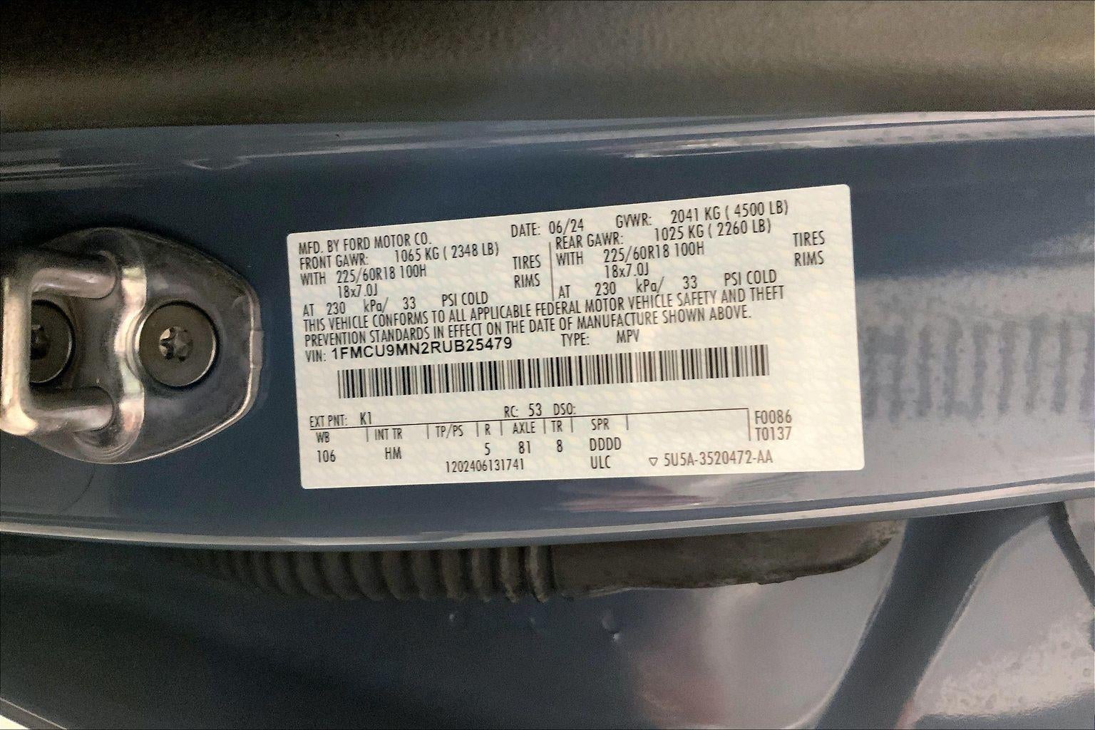 2024 Ford Escape ST-Line