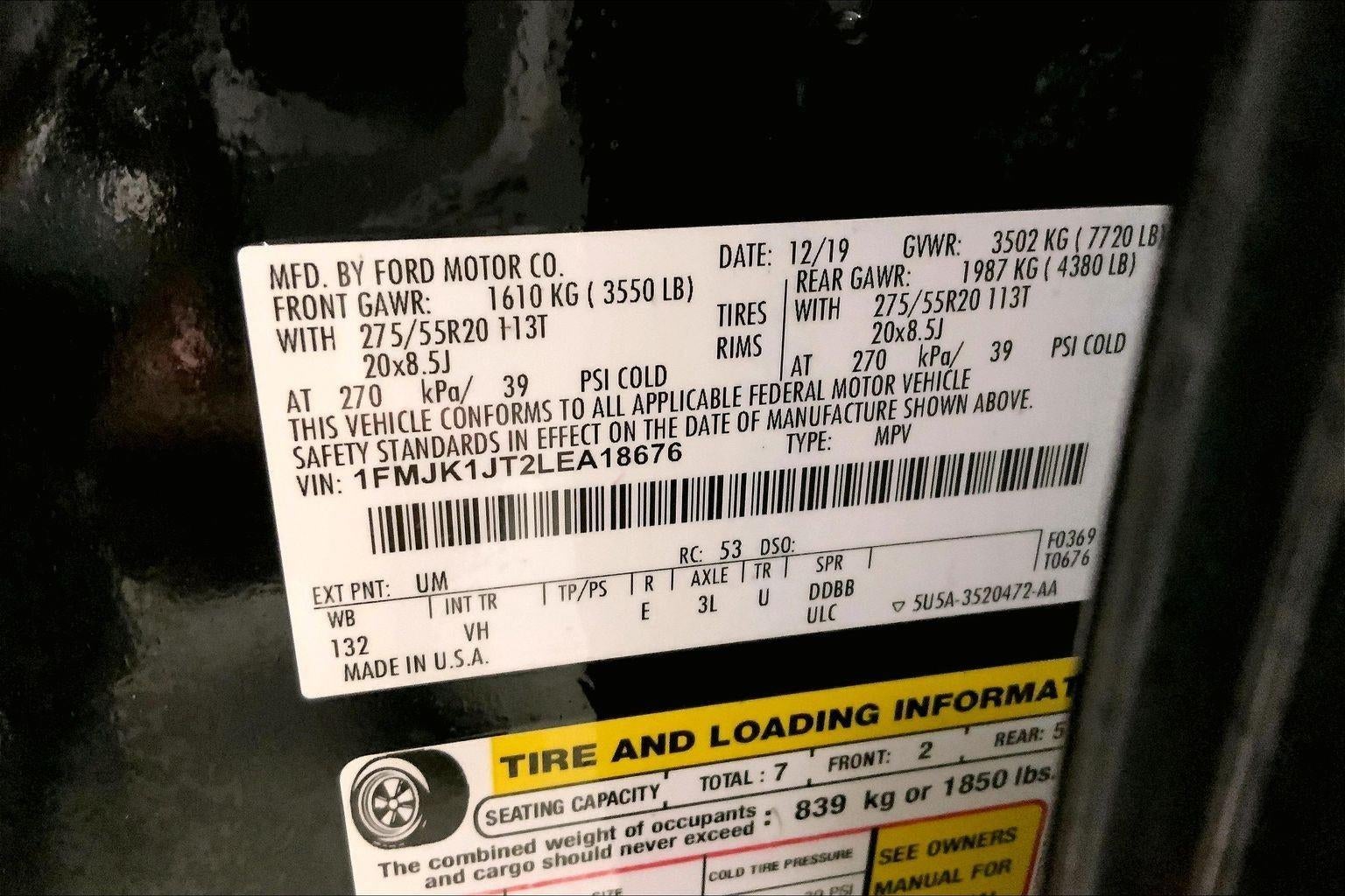 2020 Ford Expedition Max XLT