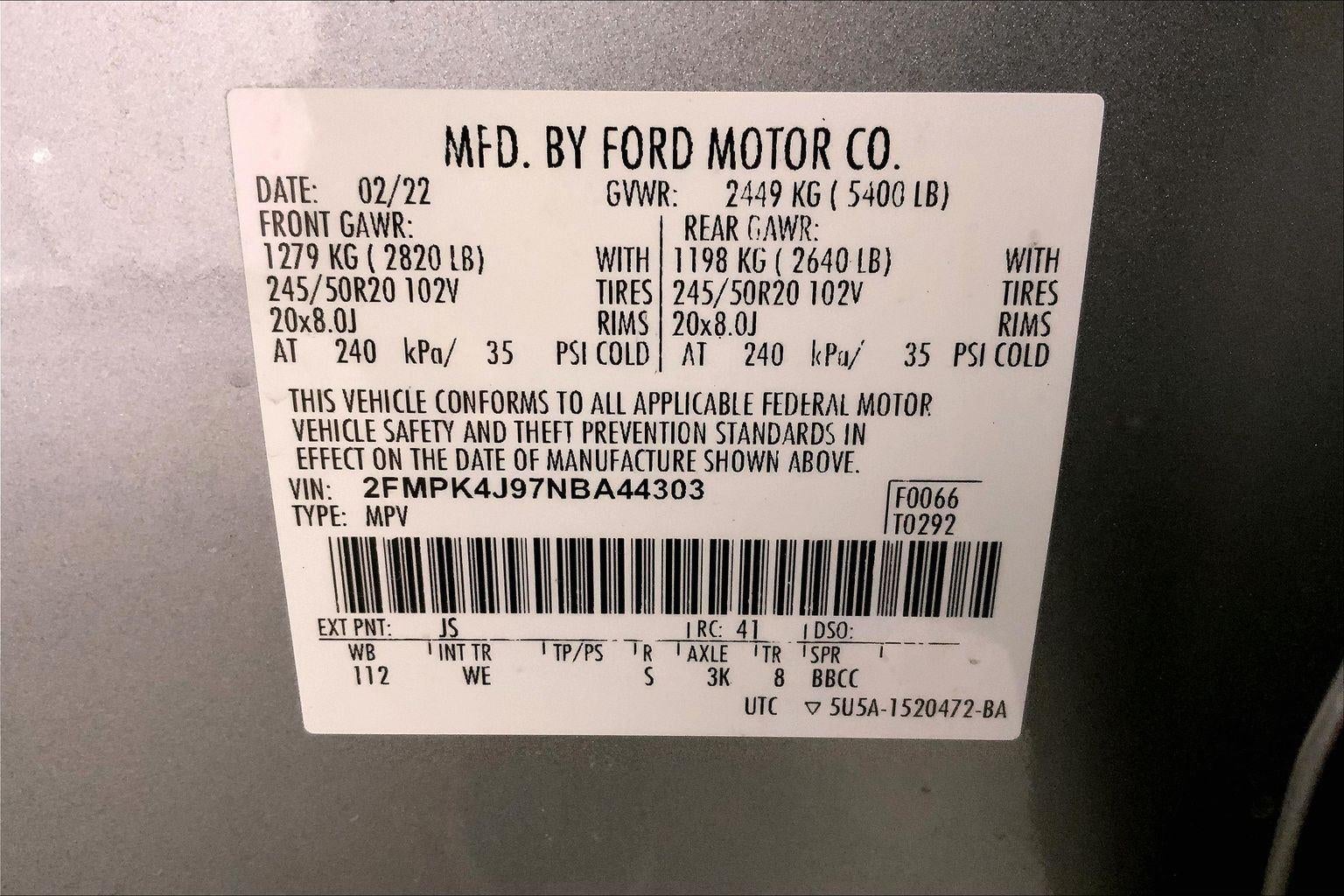 2022 Ford Edge ST-Line