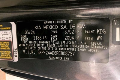 2024 Kia Forte LXS