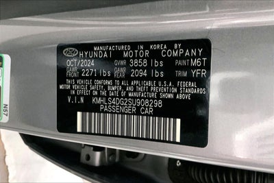 2025 Hyundai Elantra SEL Convenience