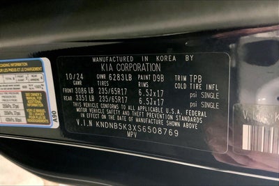 2025 Kia Carnival LXS