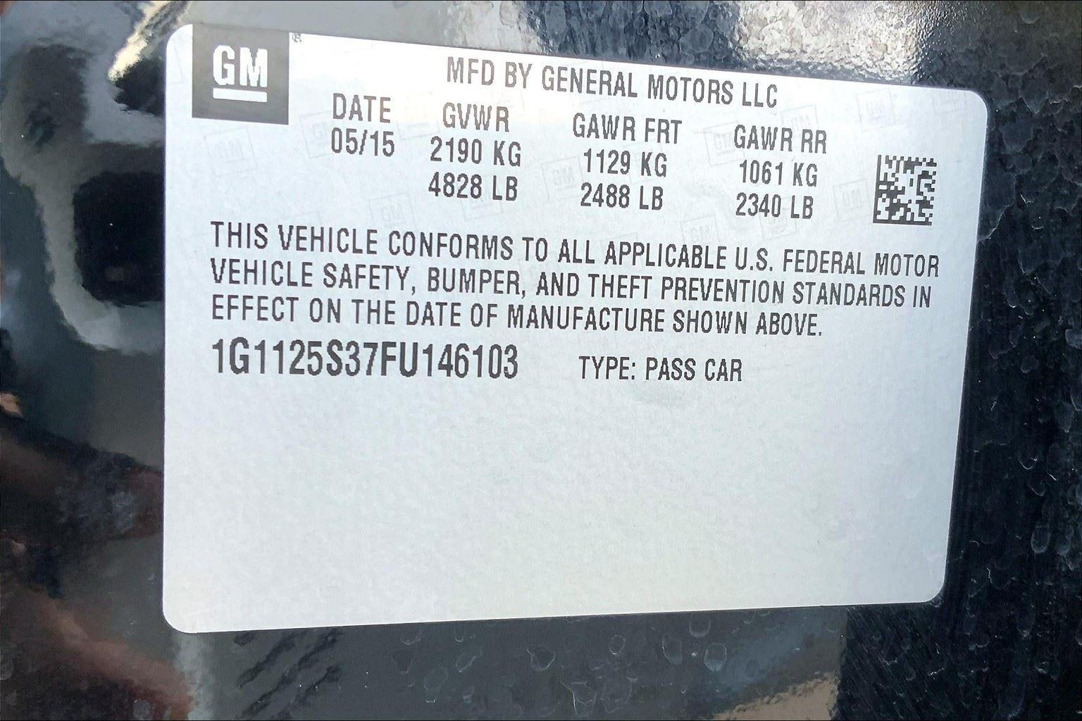 2015 Chevrolet Impala LT