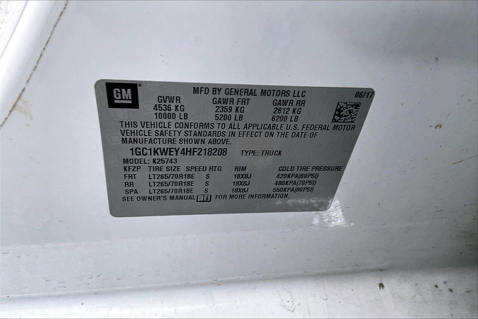 2017 Chevrolet Silverado 2500 HD LTZ