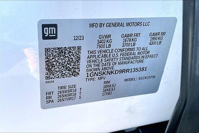 2024 Chevrolet Tahoe LT