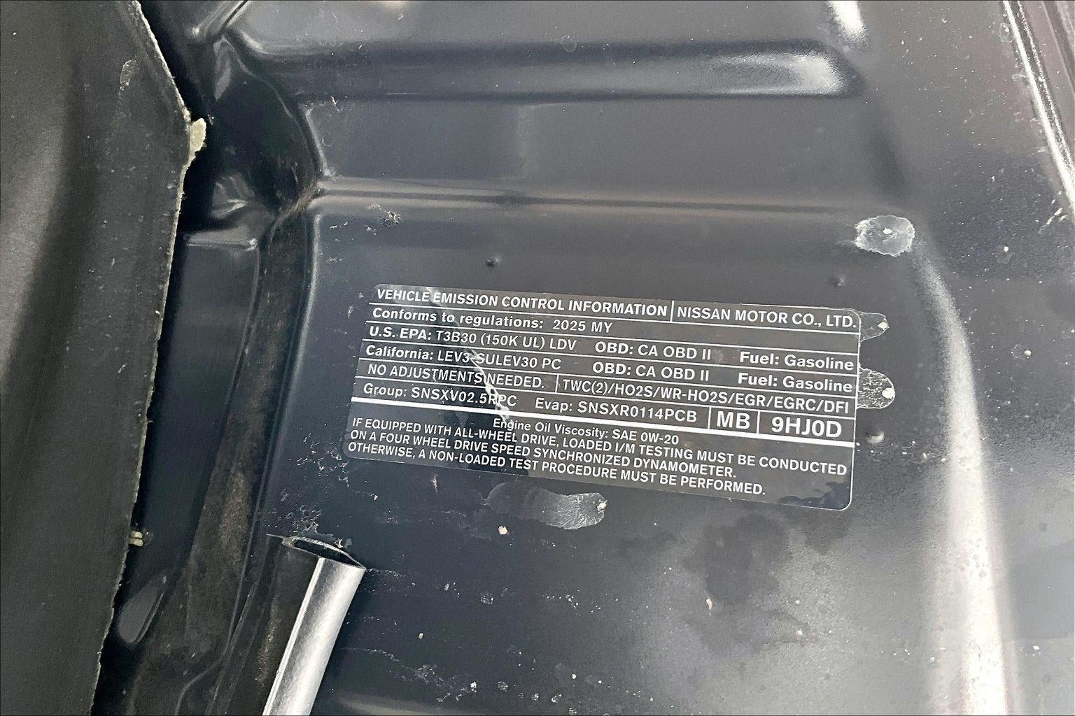 2025 Nissan Altima SV