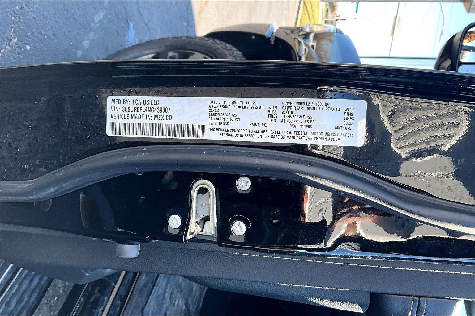 2022 RAM 2500 Laramie