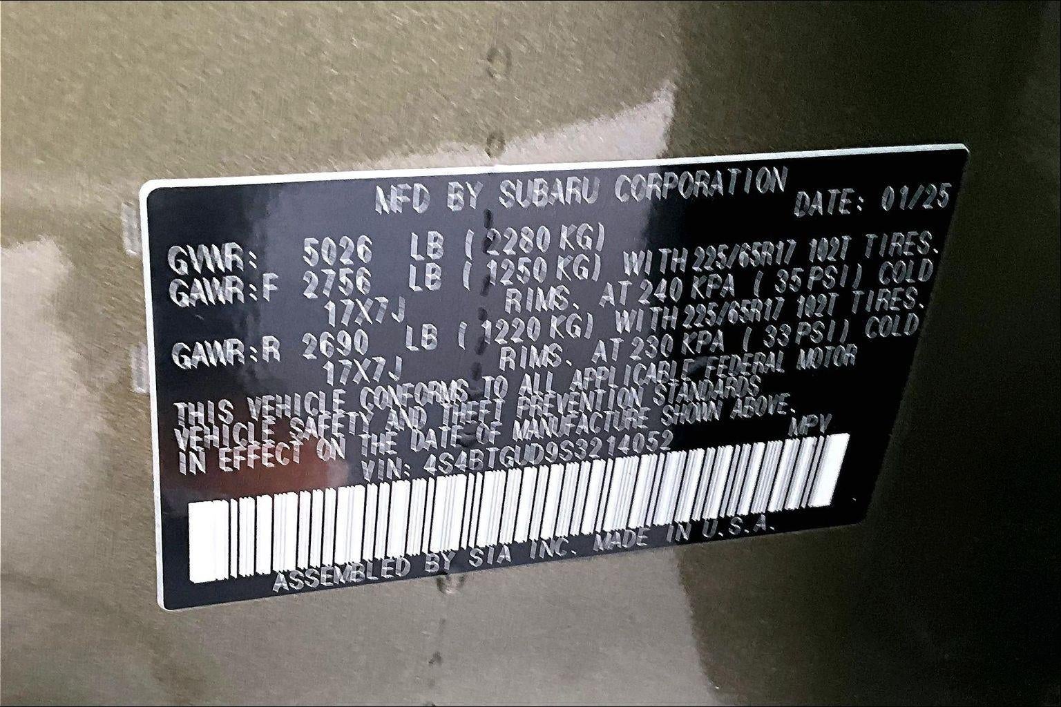 2025 Subaru Outback Wilderness