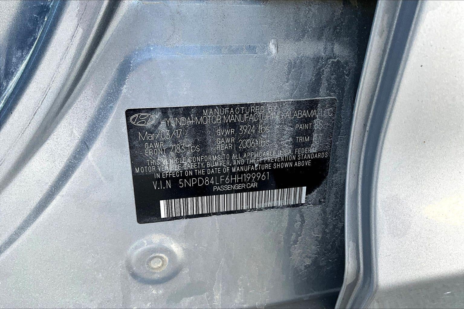 2017 Hyundai Elantra Value Edition