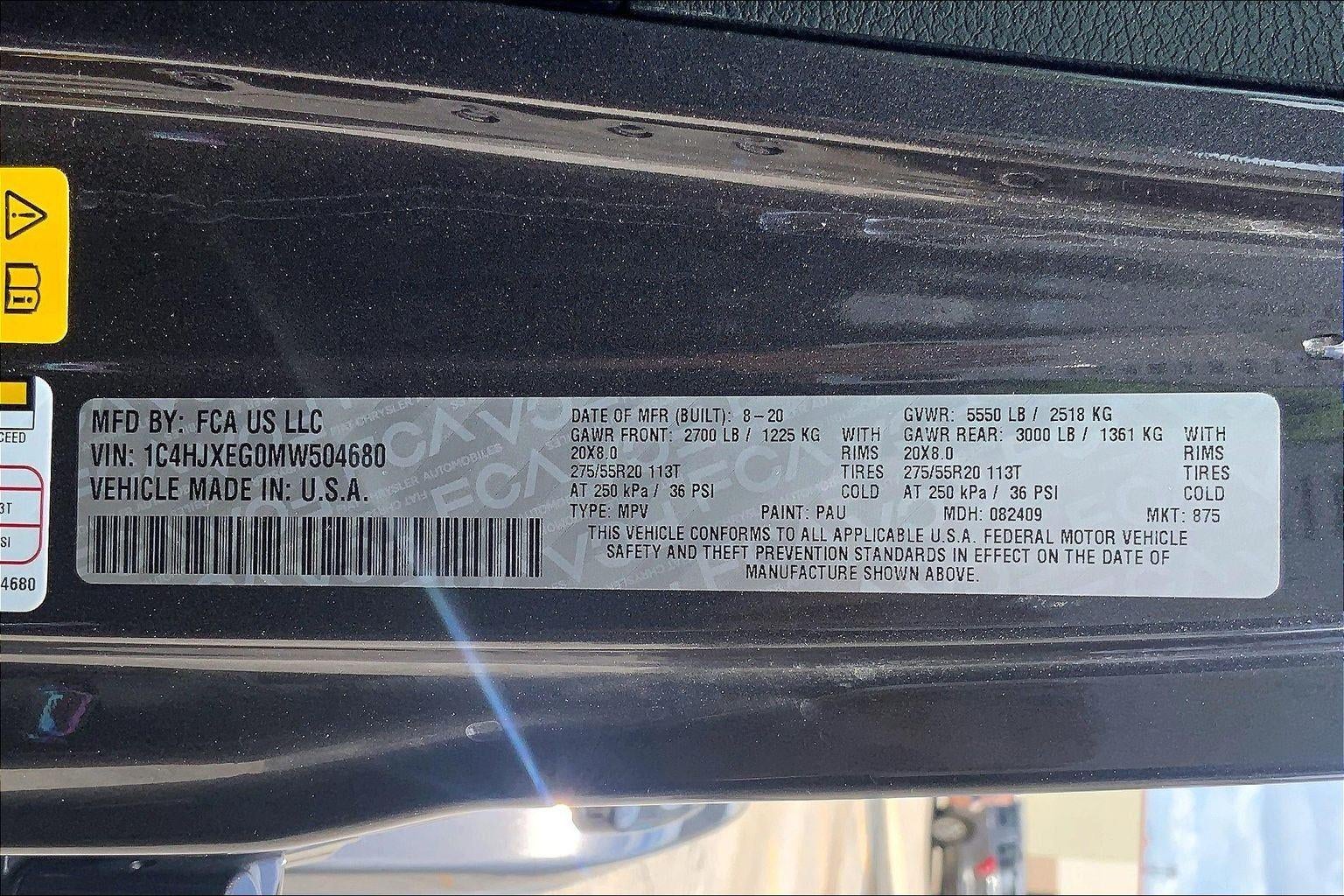 2021 Jeep Wrangler Unlimited Sahara High Altitude