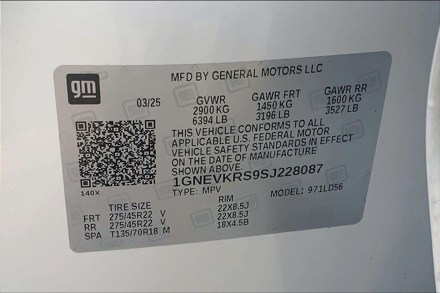 2025 Chevrolet Traverse High Country