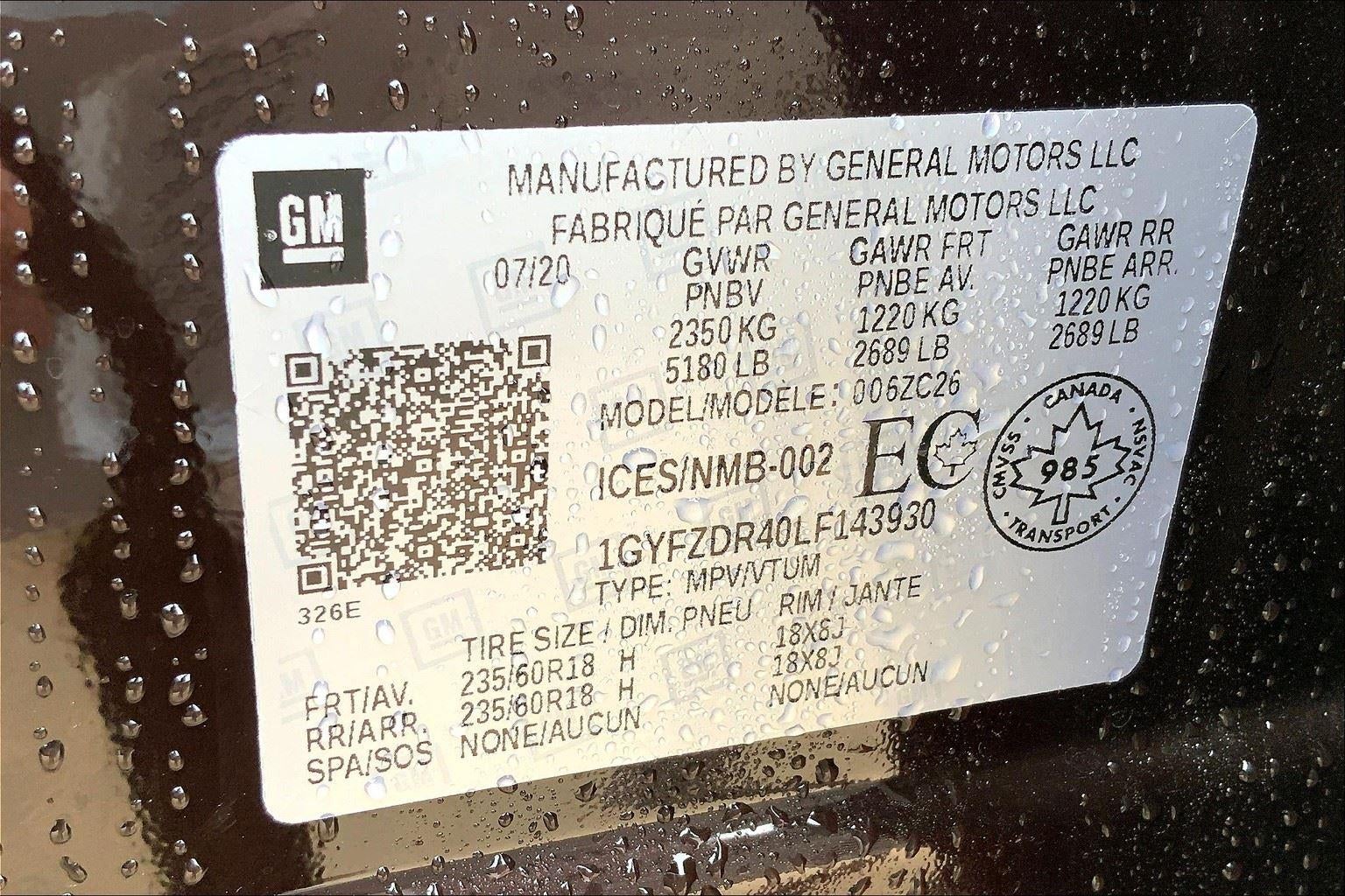 2020 Cadillac XT4 AWD Premium Luxury