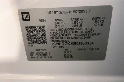 2024 Chevrolet Traverse LT