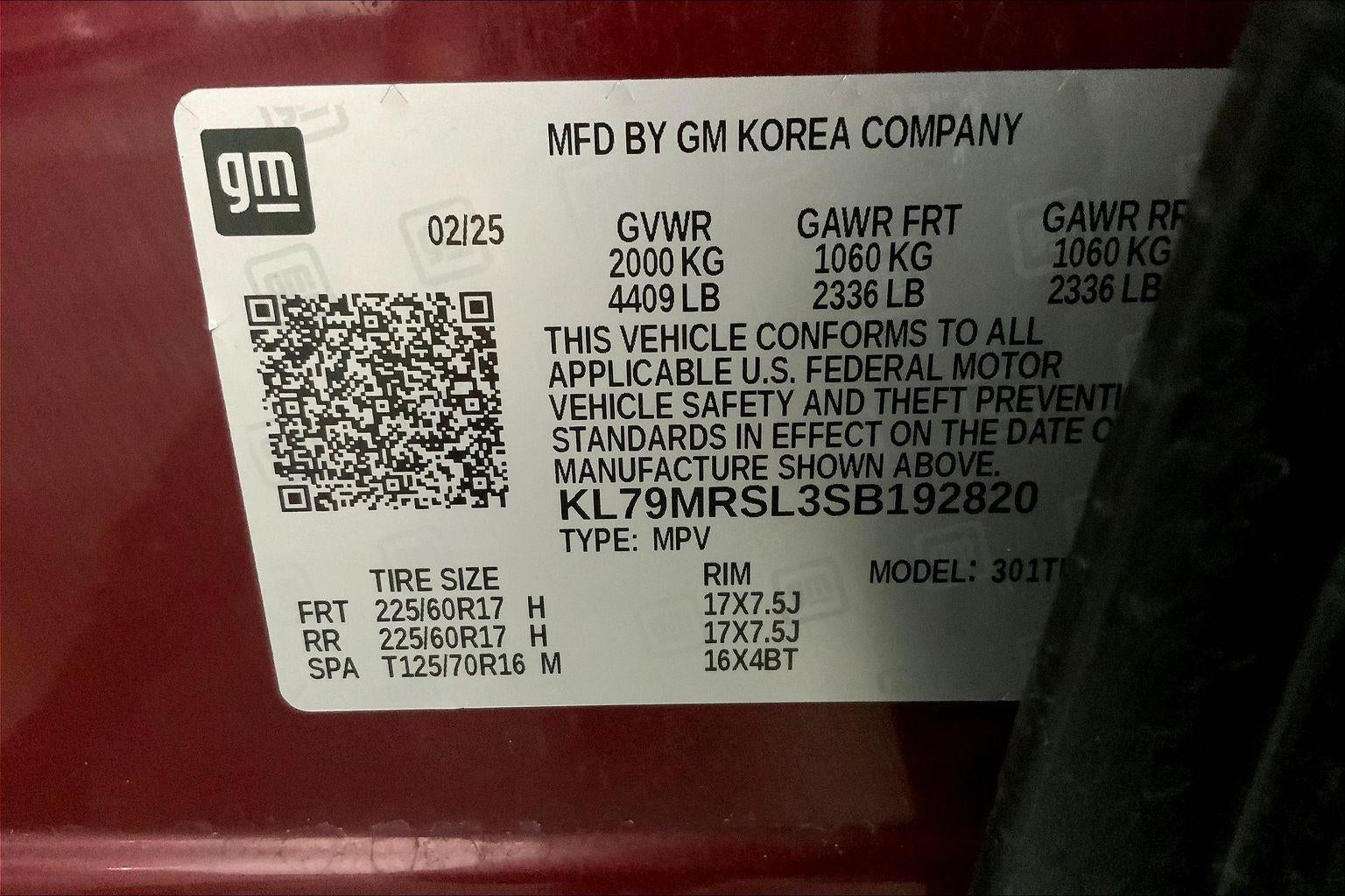 2025 Chevrolet Trailblazer LT