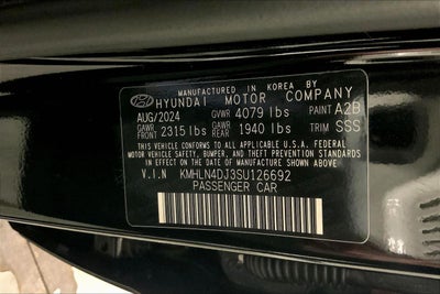 2025 Hyundai Elantra Hybrid Limited