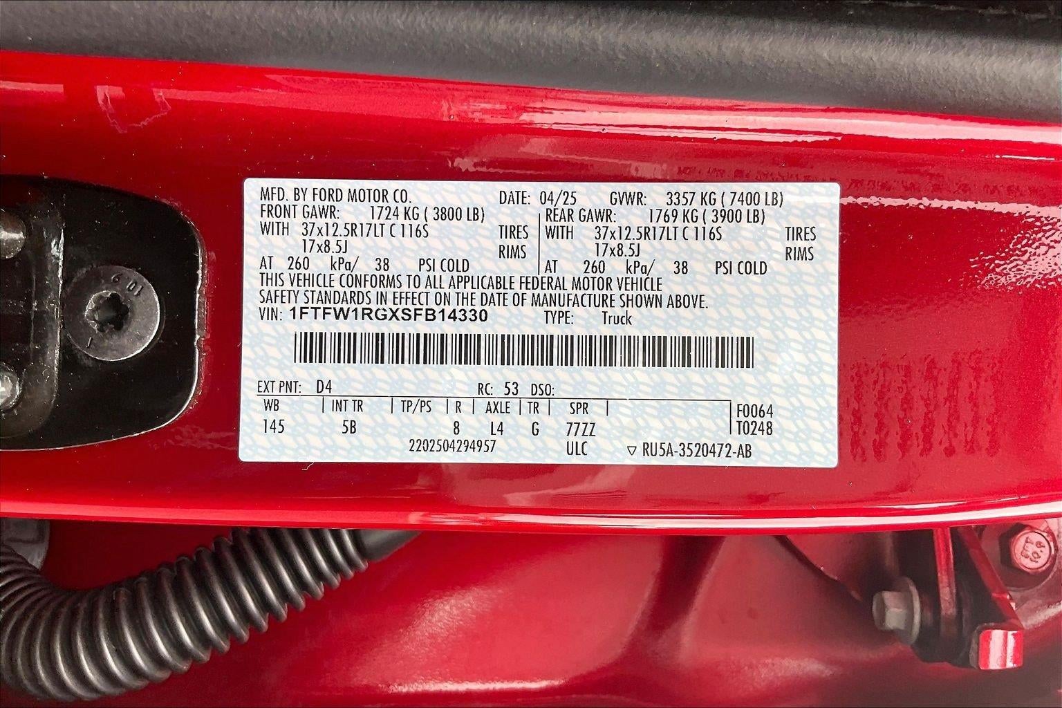 2025 Ford F-150 Raptor