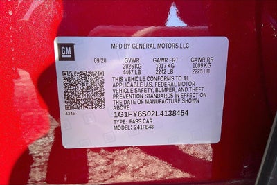 2020 Chevrolet Bolt EV LT