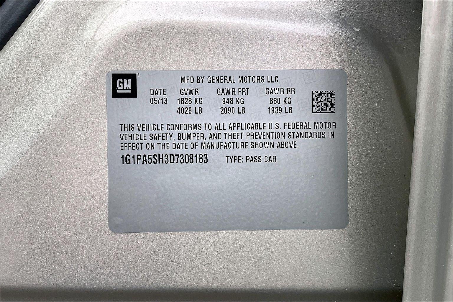 2013 Chevrolet Cruze LS