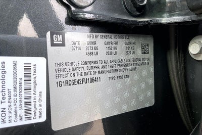 2015 Chevrolet Volt 5DR HB