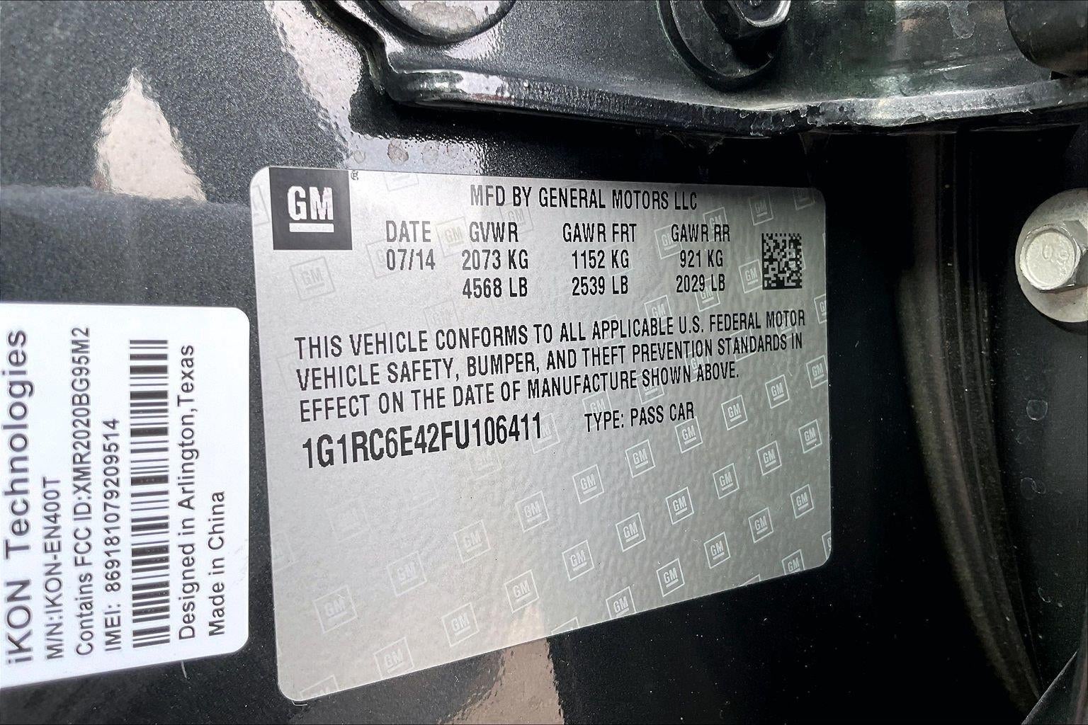 2015 Chevrolet Volt 5DR HB