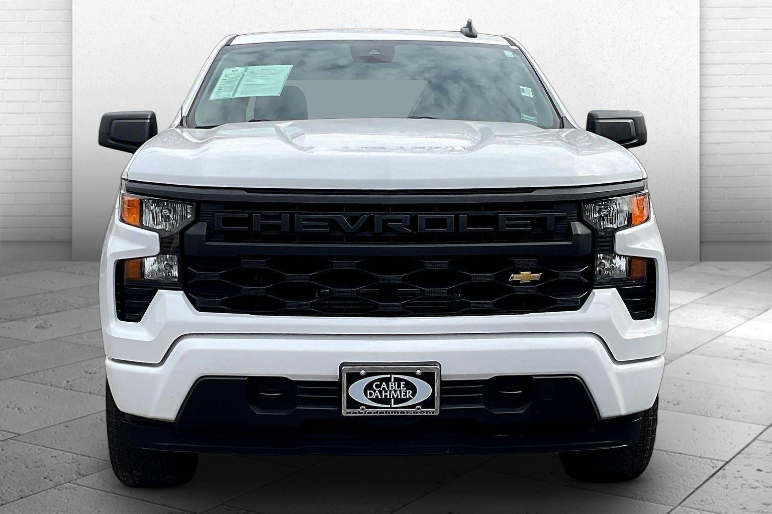 Used 2023 Chevrolet Silverado 1500 Custom with VIN 1GCPDBEK7PZ142747 for sale in Kansas City