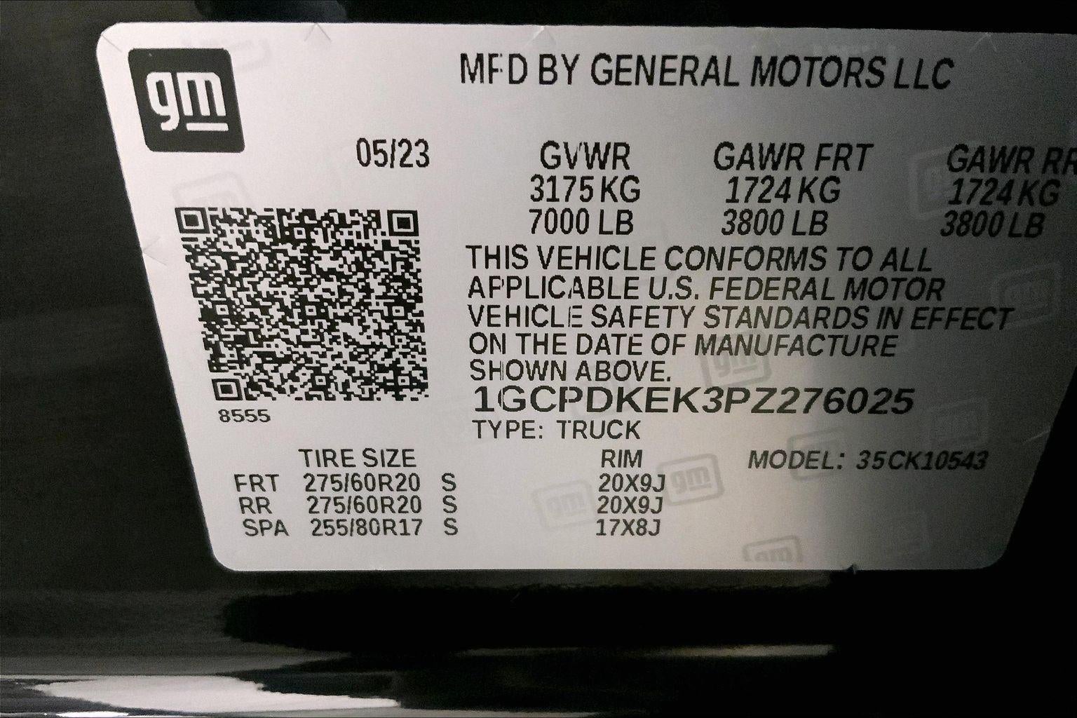 2023 Chevrolet Silverado 1500 LT (2FL)