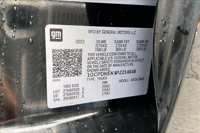 2023 Chevrolet Silverado 1500 LT (2FL)