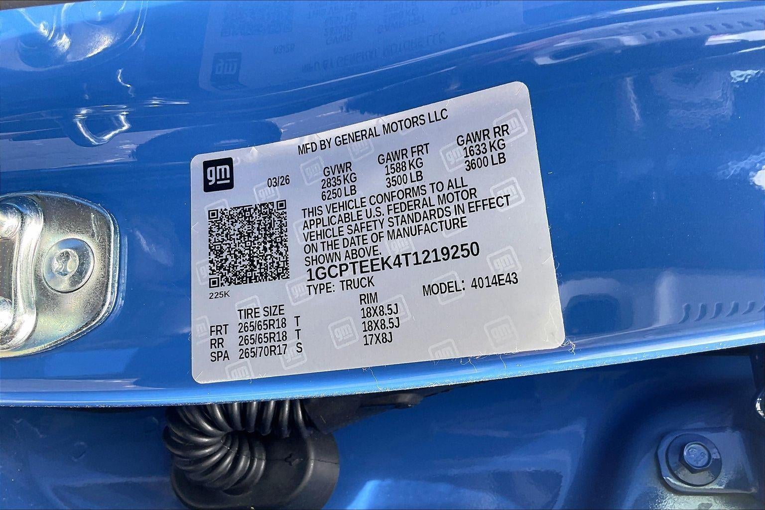 2026 Chevrolet Colorado Trail Boss