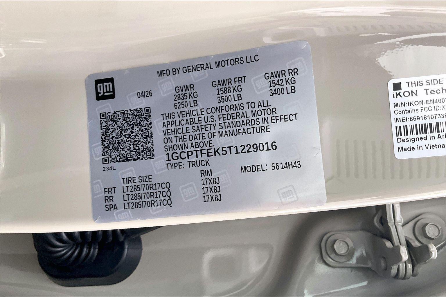 2026 Chevrolet Colorado ZR2