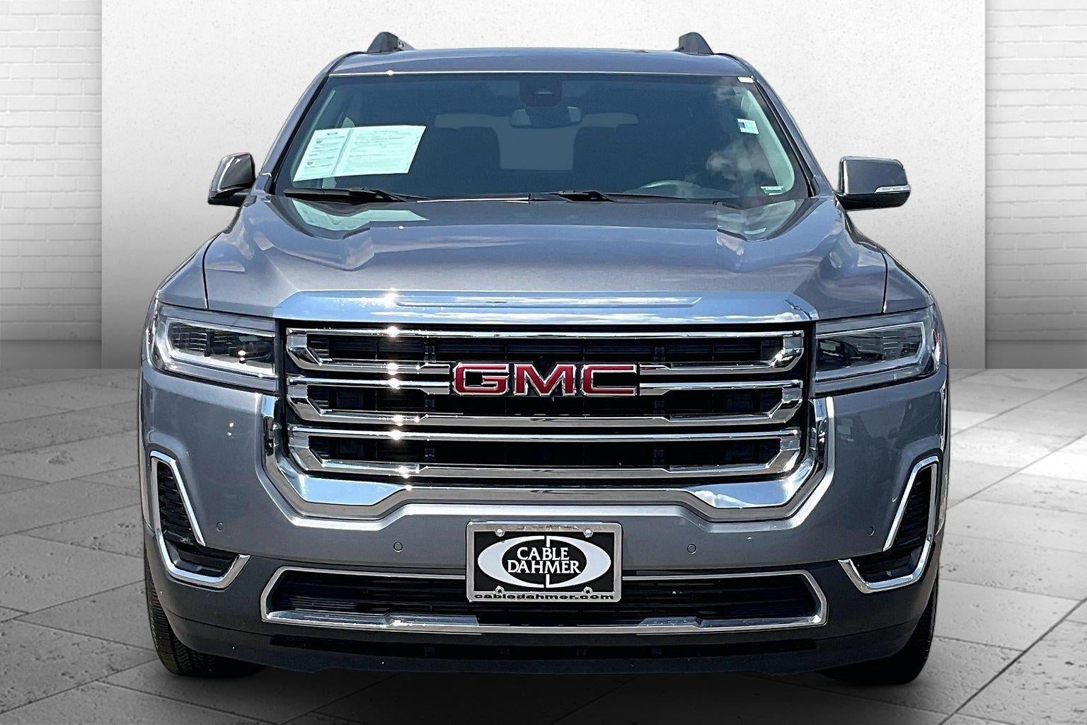 Used 2021 GMC Acadia SLE with VIN 1GKKNRL40MZ102126 for sale in Kansas City