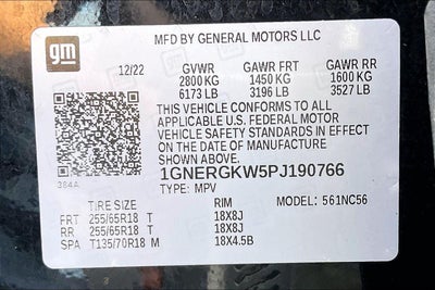 2023 Chevrolet Traverse LT Cloth