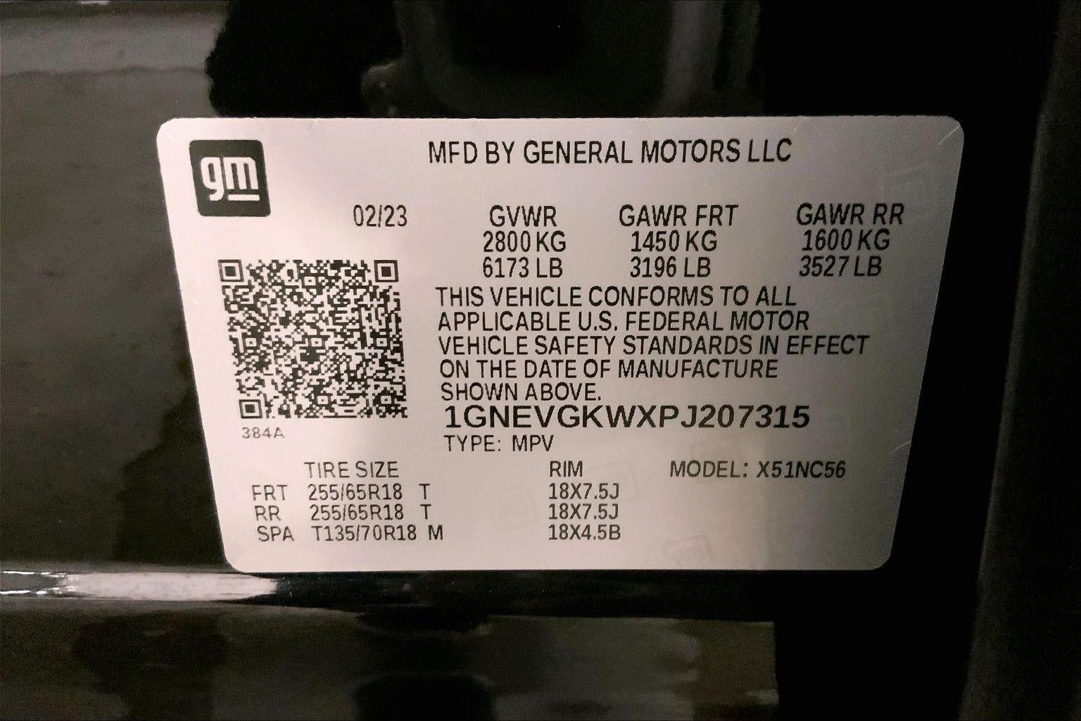 2023 Chevrolet Traverse LT Cloth