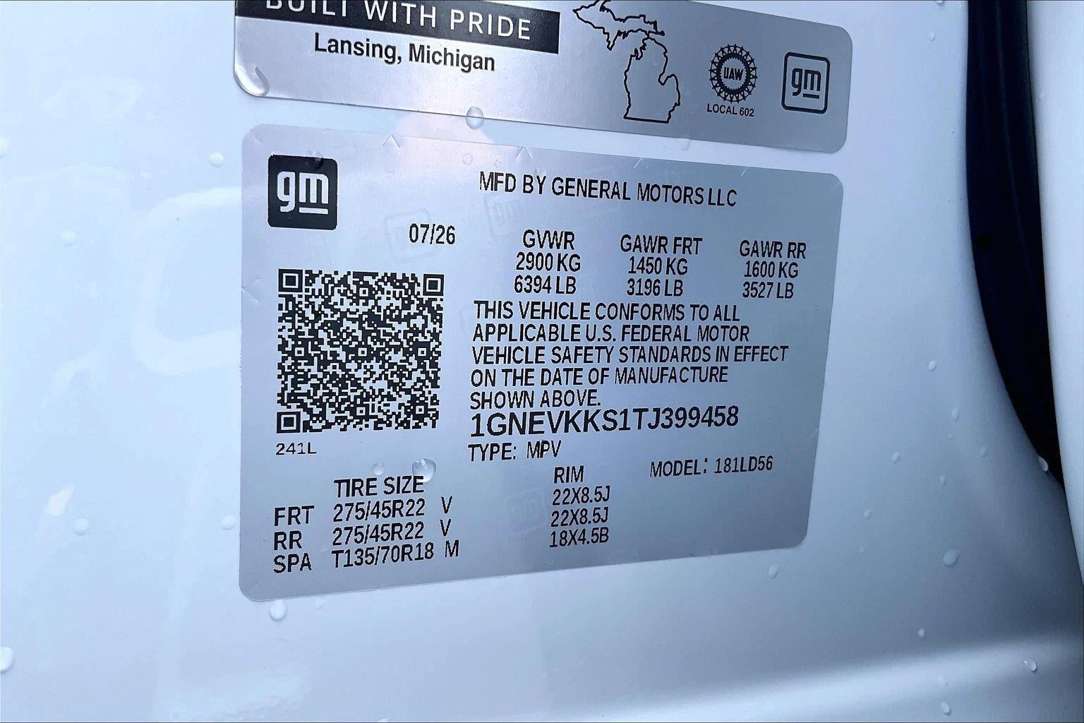 2026 Chevrolet Traverse High Country