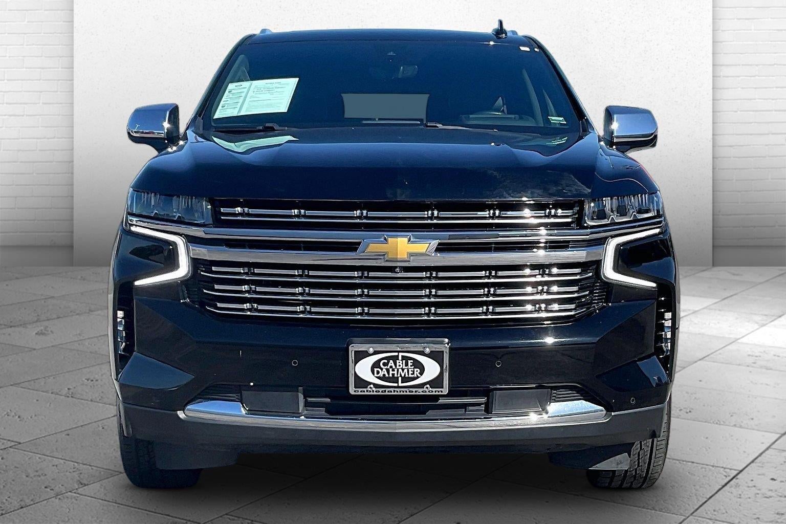 Used 2021 Chevrolet Tahoe Premier with VIN 1GNSKSKD1MR106237 for sale in Kansas City