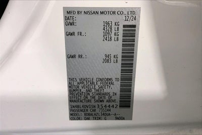 2025 Nissan Altima SV