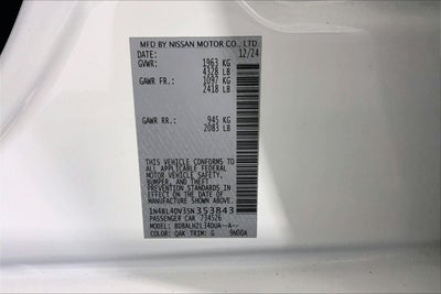 2025 Nissan Altima SV