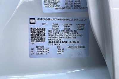 2026 Chevrolet Silverado 1500 Custom Trail Boss