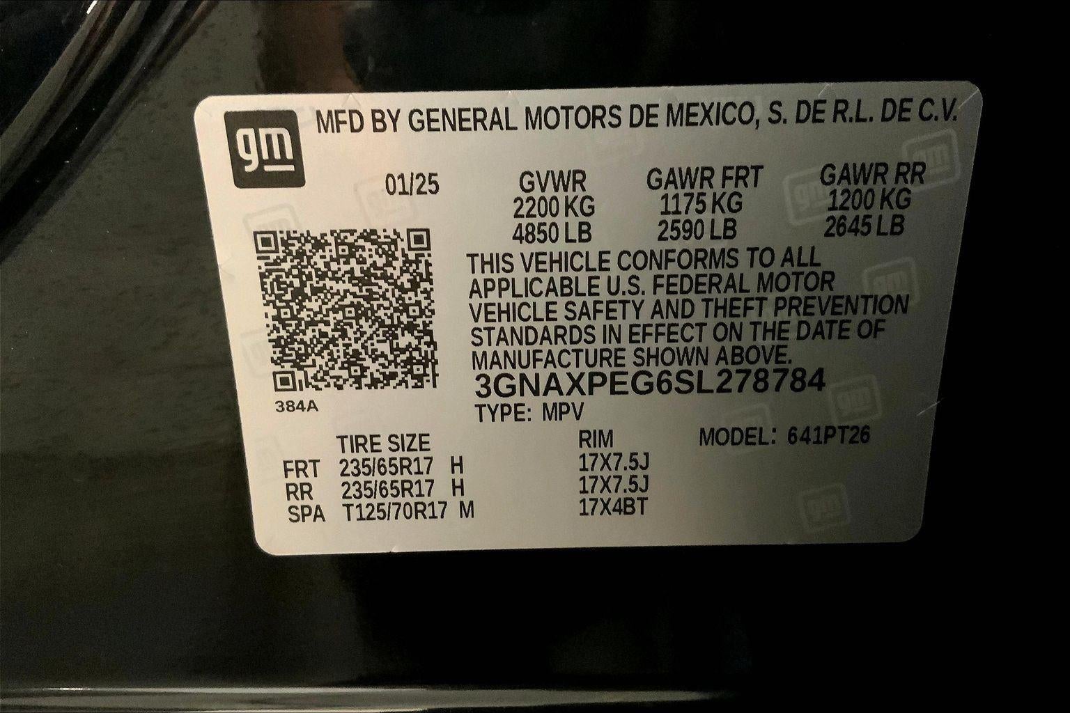 2025 Chevrolet Equinox LT