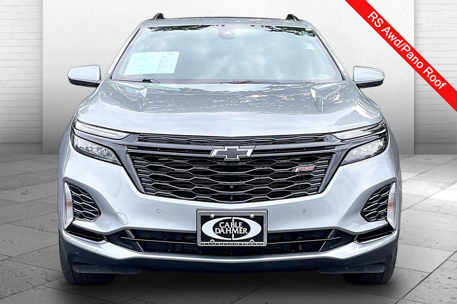 Used 2024 Chevrolet Equinox RS with VIN 3GNAXWEG4RS100253 for sale in Kansas City