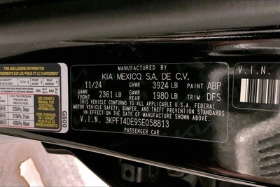 2025 Kia K4 LXS