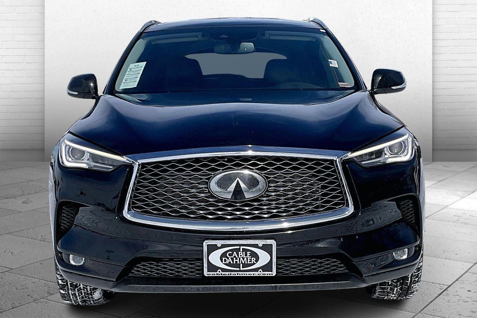 Used 2020 INFINITI QX50 Luxe with VIN 3PCAJ5M34LF120263 for sale in Kansas City