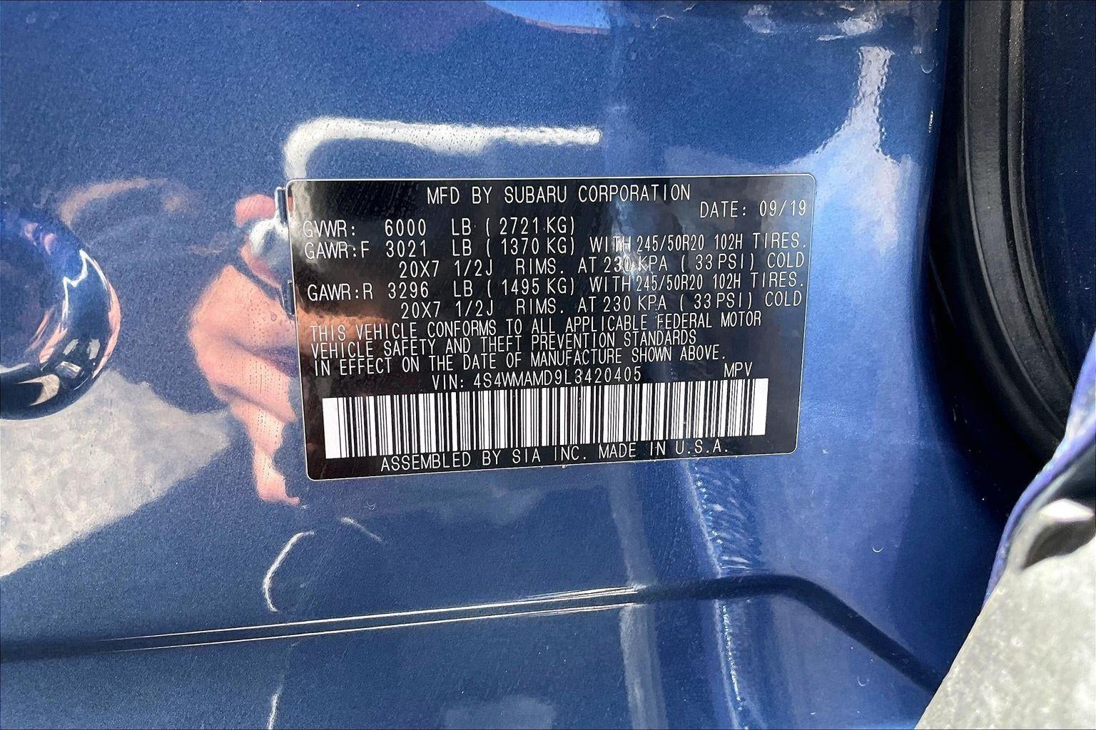 2020 Subaru Ascent Limited