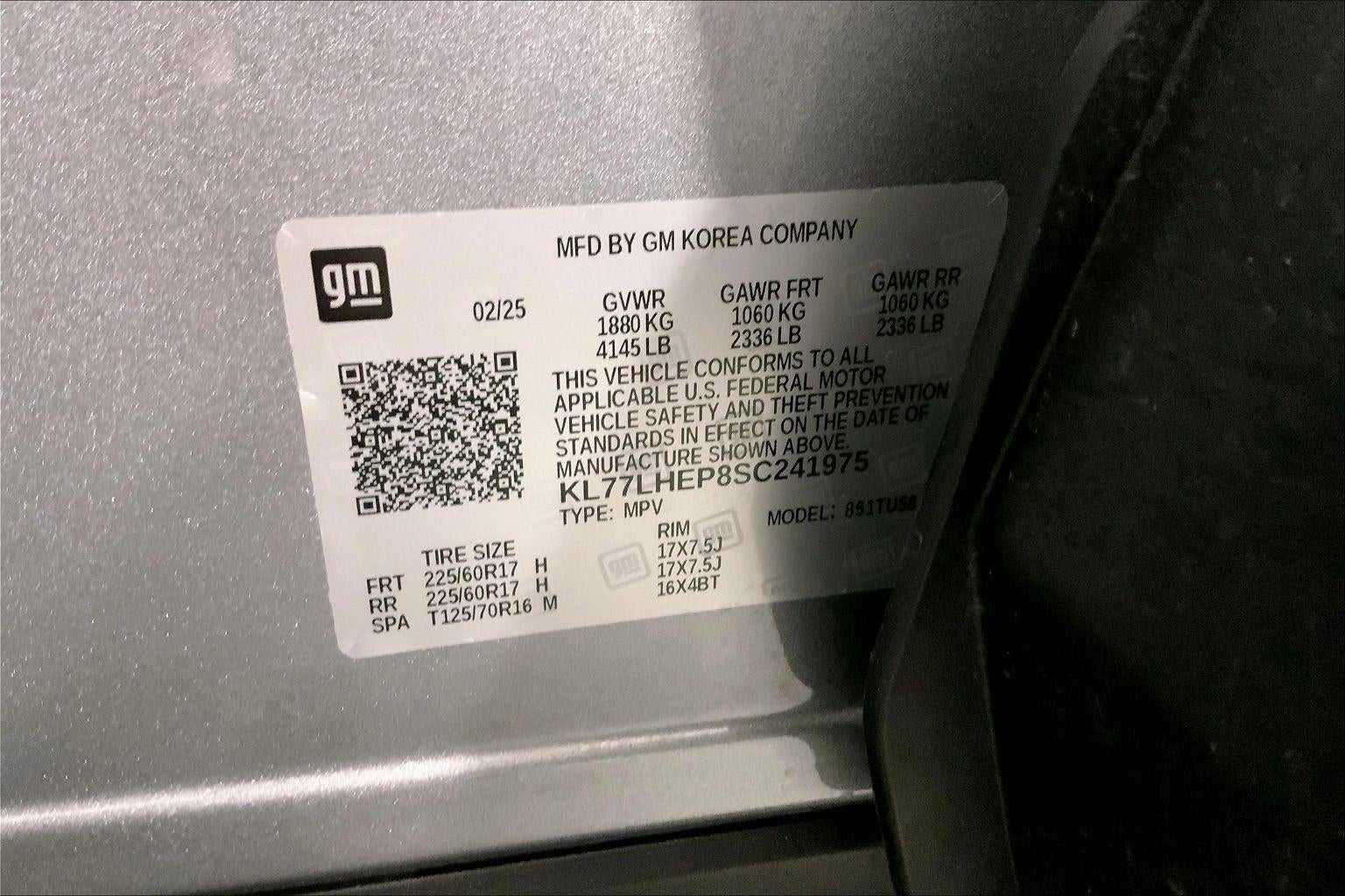 2025 Chevrolet Trax LT