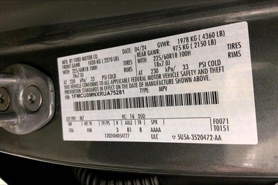 2024 Ford Escape ST-Line