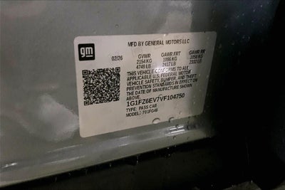 2027 Chevrolet Bolt RS