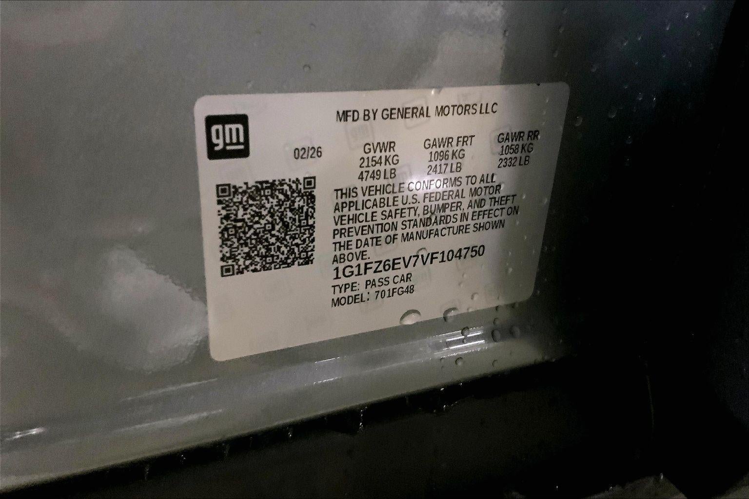 2027 Chevrolet Bolt RS