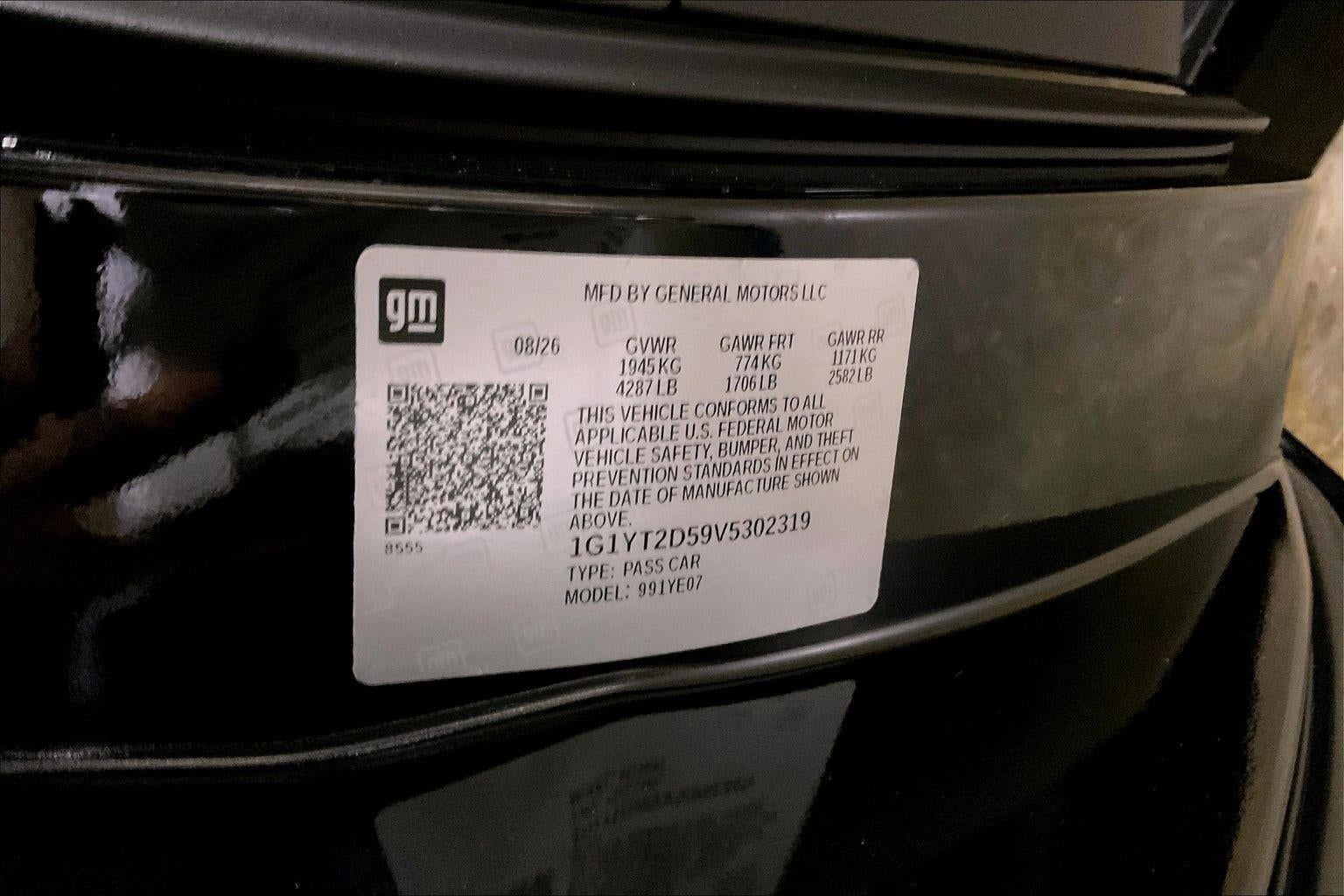 2027 Chevrolet Corvette Grand Sport 2LT