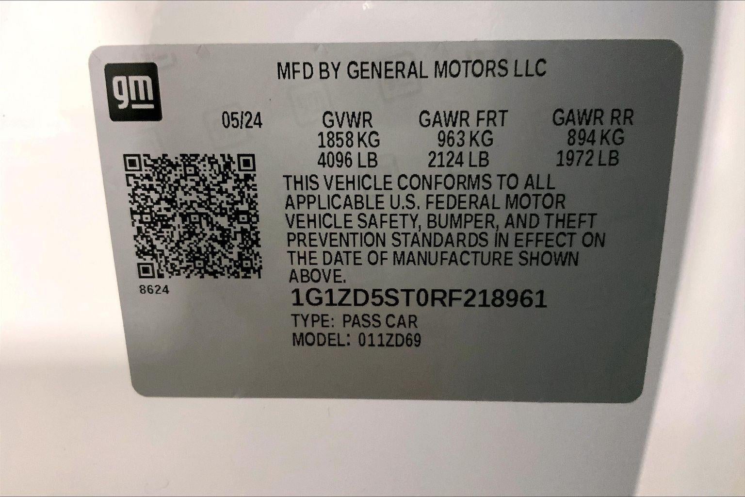 2024 Chevrolet Malibu 1LT